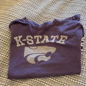 K-STATE Kids Purple K-State Graphic Tee with Emblem